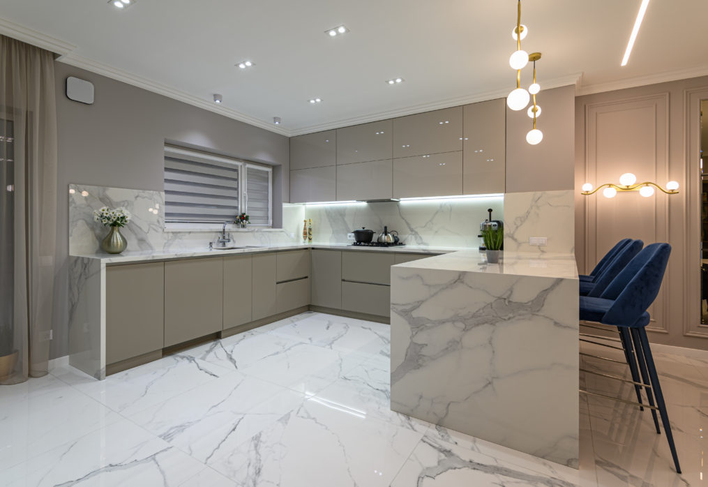Elevating the Kitchen with Marble in Residential Construction